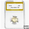 Image 1 : 1919 Mercury Silver Dime PGA MS66 FSB