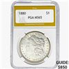 1880 Morgan Silver Dollar PGA MS65