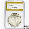 1923-S Silver Peace Dollar PGA MS65