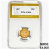 Image 1 : 1911 Barber Dime PGA MS64