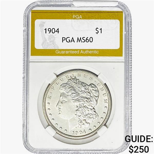 1904 Morgan Silver Dollar PGA MS60