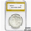Image 1 : 1878-S Morgan Silver Dollar PGA MS66 DMPL