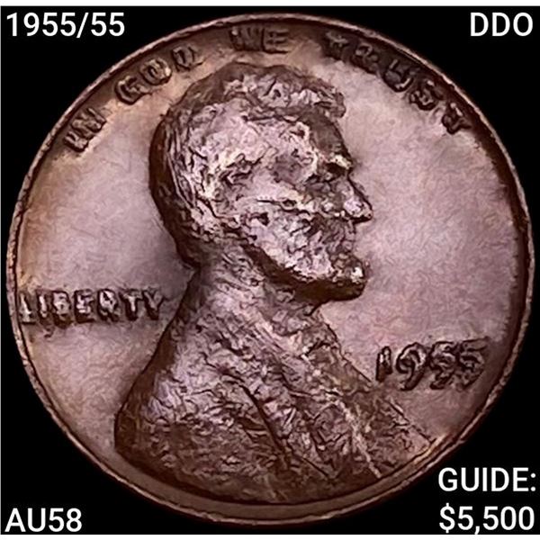 1955/55 DDO Wheat Cent CHOICE AU