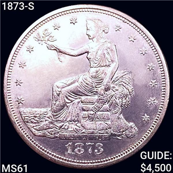 1873-S Silver Trade Dollar UNCIRCULATED