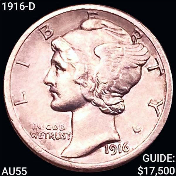 1916-D Mercury Dime HIGH GRADE