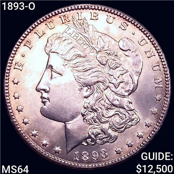 1893-O Morgan Silver Dollar CHOICE BU