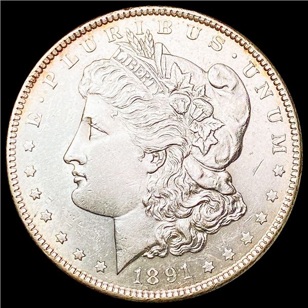 1891-S Morgan Silver Dollar UNCIRCULATED