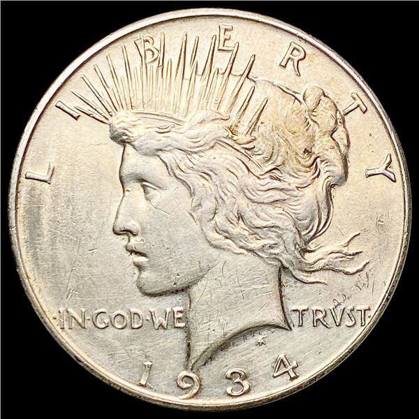 1934-D Silver Peace Dollar CLOSELY UNCIRCULATED