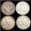 Image 2 : 1913-1946 US Silver Half Dollar Lot [4 Coins] HIGH GRADE