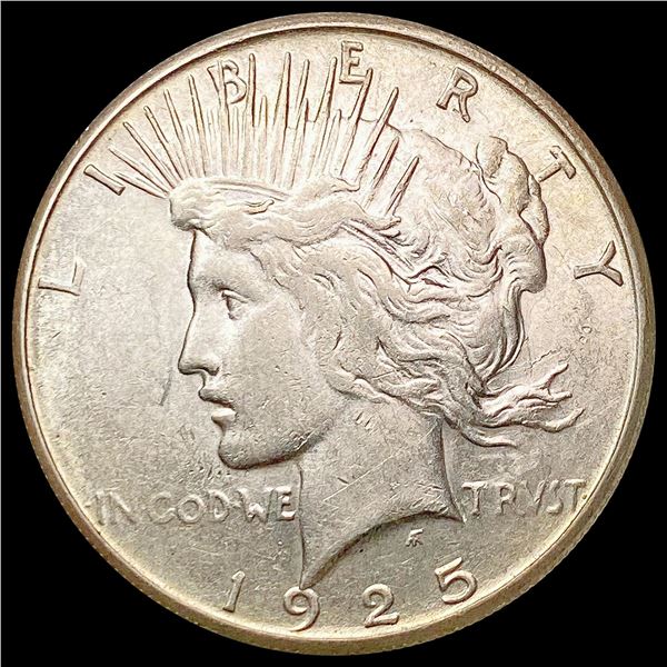 1925-S Silver Peace Dollar CLOSELY UNCIRCULATED