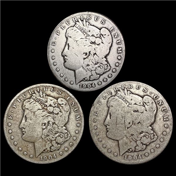 [3] 1904-S Morgan Silver Dollar NICELY CIRCULATED