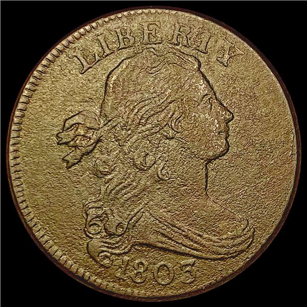 1803 Draped Bust Large Cent NEARLY UNCIRCULATED