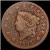 Image 1 : 1824 Coronet Head Large Cent NICELY CIRCULATED
