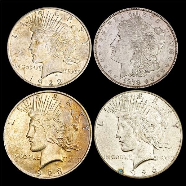 [4] 1878-1926 US Silver Dollar Lot HIGH GRADE