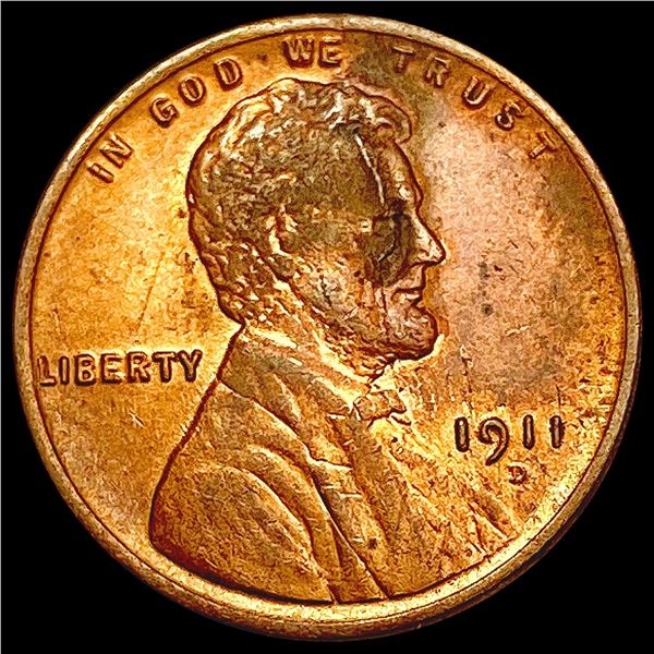 1911-D Wheat Cent CLOSELY UNCIRCULATED