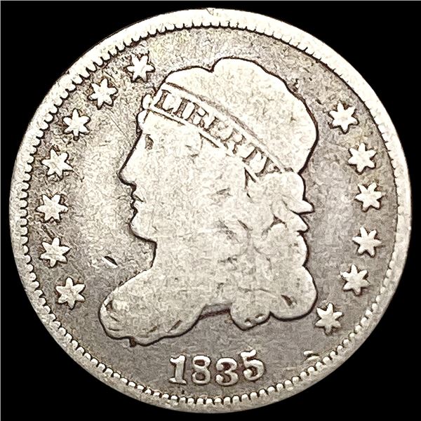1835-P Capped Bust Half Dime NICELY CIRCULATED