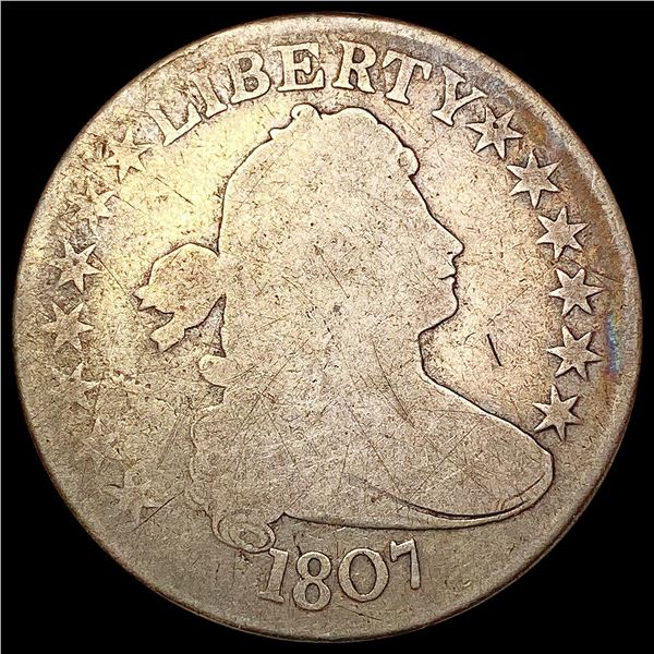 1807 Draped Bust Half Dollar NICELY CIRCULATED