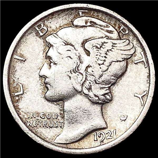 1921 Mercury Dime CLOSELY UNCIRCULATED