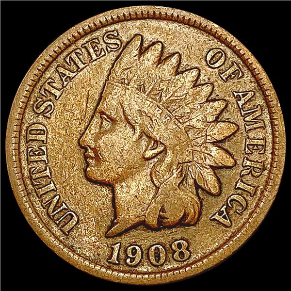 1908-S Indian Head Cent LIGHTLY CIRCULATED