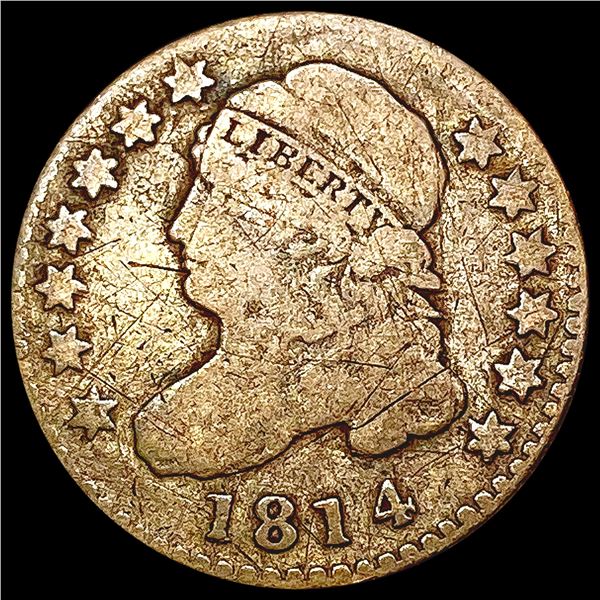 1814 STATESOF Capped Bust Dime NICELY CIRCULATED