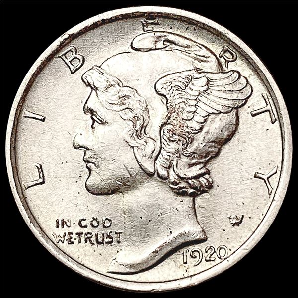 1920-S Mercury Dime CHOICE AU