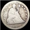 Image 1 : 1877-CC Seated Liberty Quarter NICELY CIRCULATED