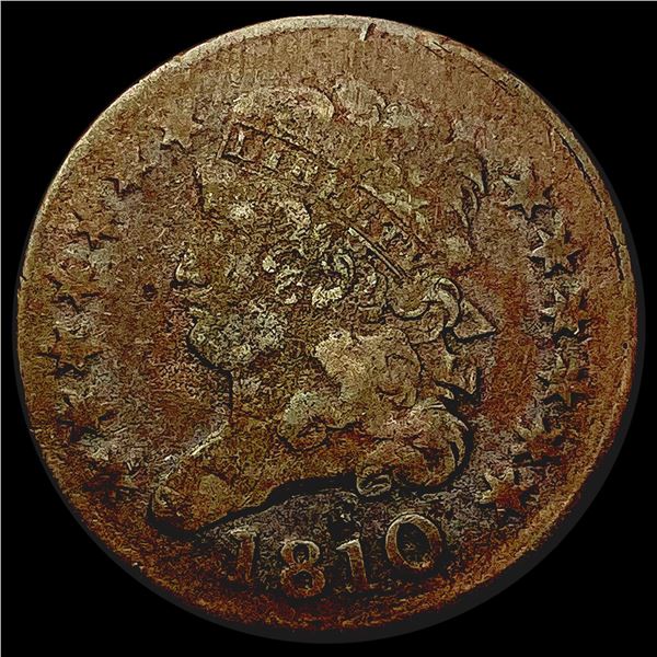 1810 Classic Head Half Cent NICELY CIRCULATED