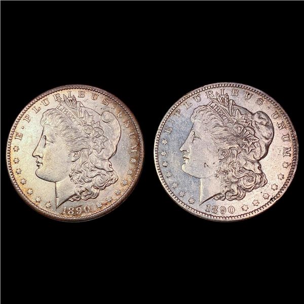 1890 [2] Morgan Silver Dollar UNCIRCULATED
