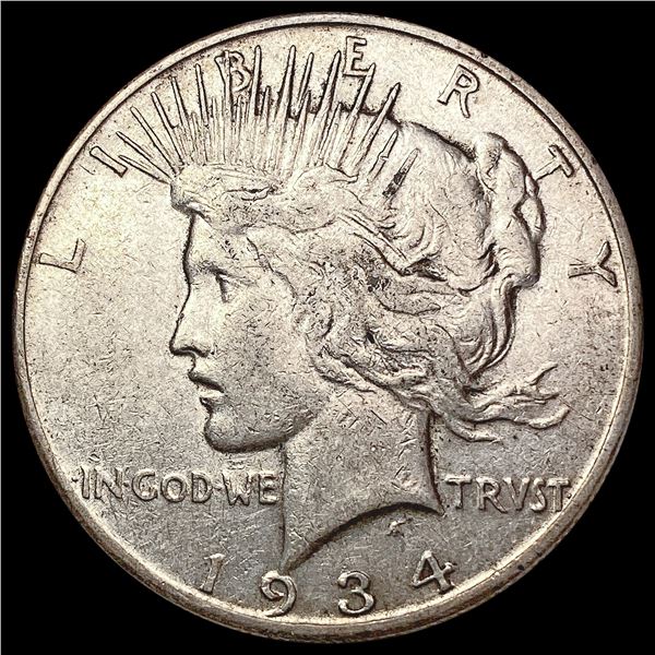 1934-S Silver Peace Dollar NEARLY UNCIRCULATED