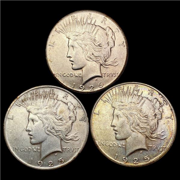 [3] 1925-1926 Silver Peace Dollar UNCIRCULATED