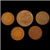 Image 2 : [5] 1863 Civil War Tokens HIGH GRADE