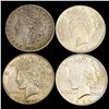 Image 1 : [4] 1881-1926 US Silver Dollar Lot [4 Coins] HIGH GRADE