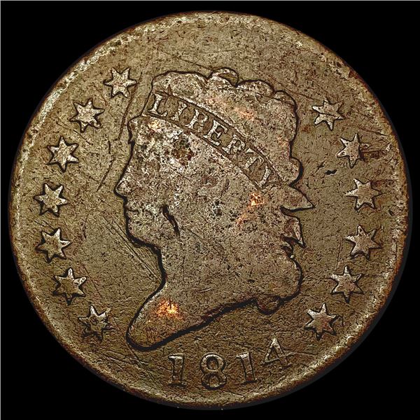 1814 Classic Head Large Cent NICELY CIRCULATED