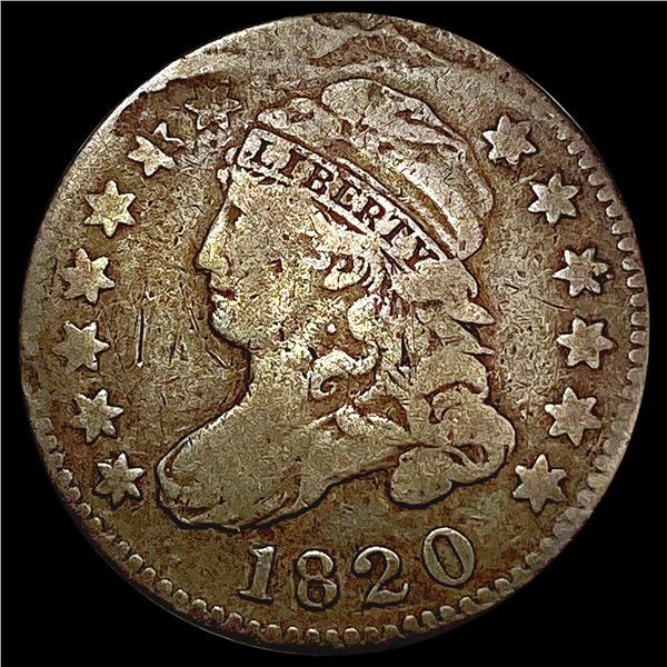 1820 Capped Bust Dime NICELY CIRCULATED