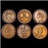 [6] 1863-1864 Civil War Token Lot HIGH GRADE
