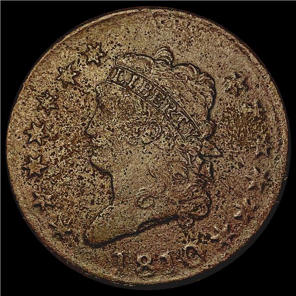 1810 Classic Head Large Cent NICELY CIRCULATED