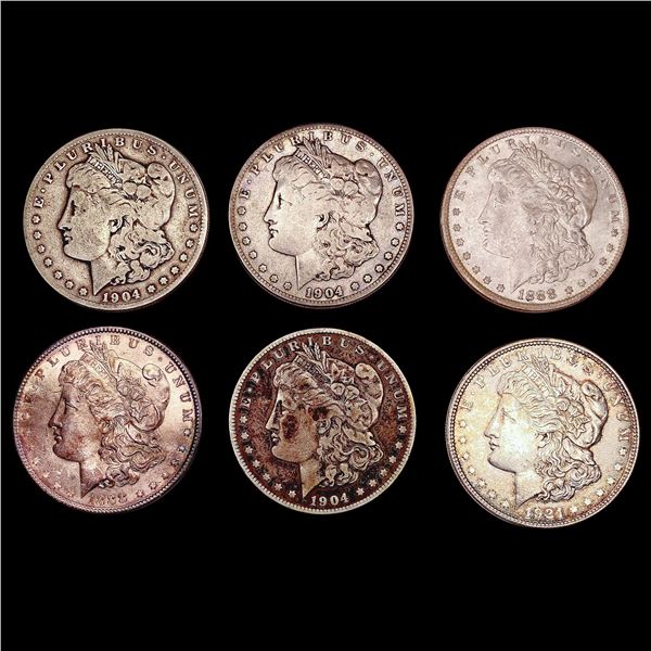 [6] 1888-1921 Morgan Silver Dollar HIGH GRADE