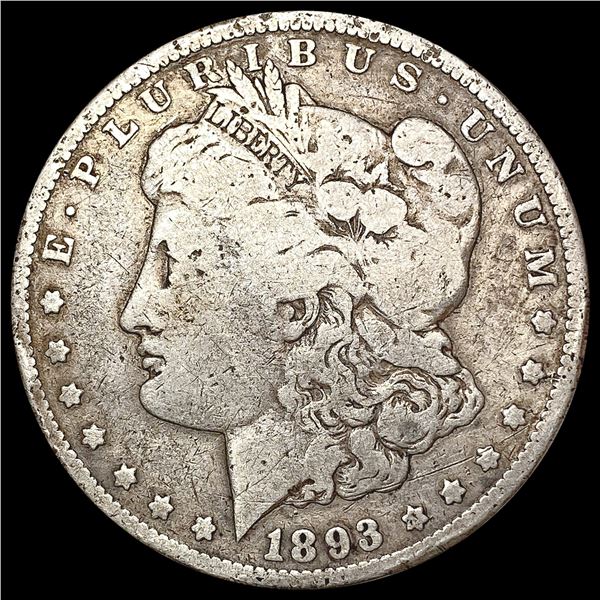 1893-CC Morgan Silver Dollar NICELY CIRCULATED