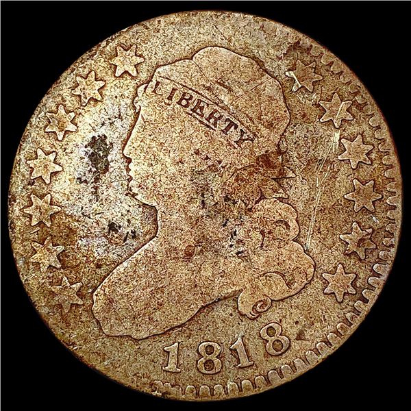 1818 Capped Bust Quarter NICELY CIRCULATED