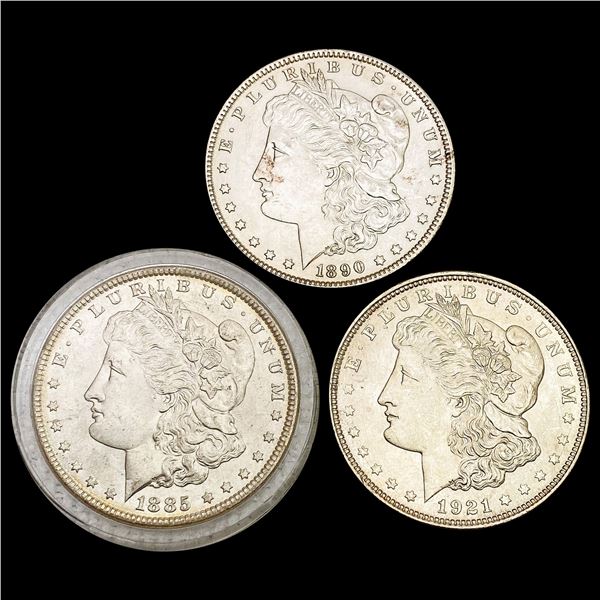 [3] 1885-1921 Morgan Silver Dollar UNCIRCULATED