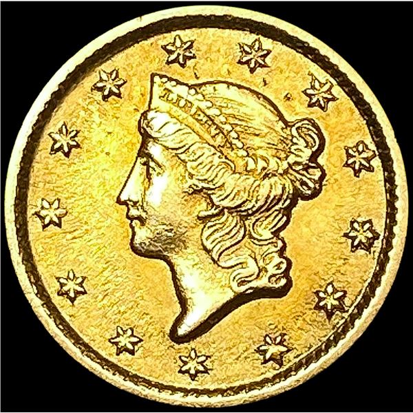 1853-O Rare Gold Dollar CHOICE AU