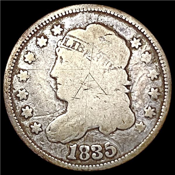 1835 Capped Bust Half Dime NICELY CIRCULATED