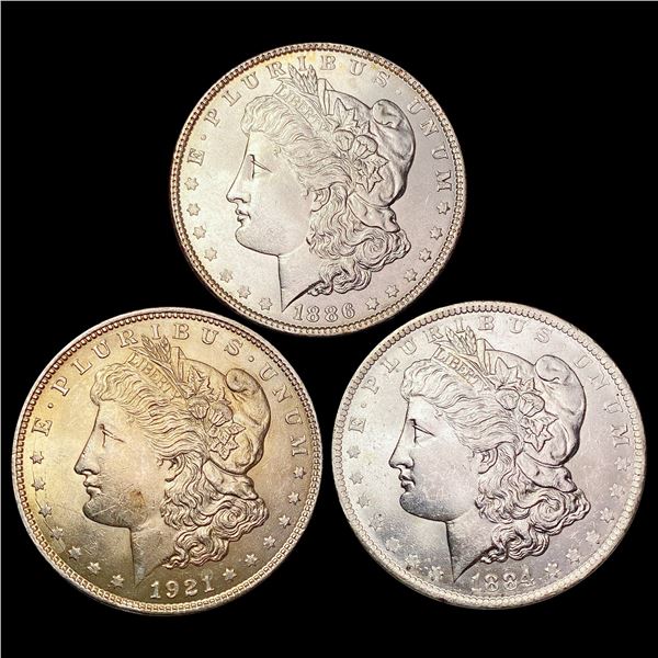 [3] 1884-1921 Morgan Silver Dollar CLOSELY UNCIRCULATED