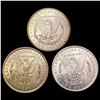 Image 2 : [3] 1884-1921 Morgan Silver Dollar CLOSELY UNCIRCULATED