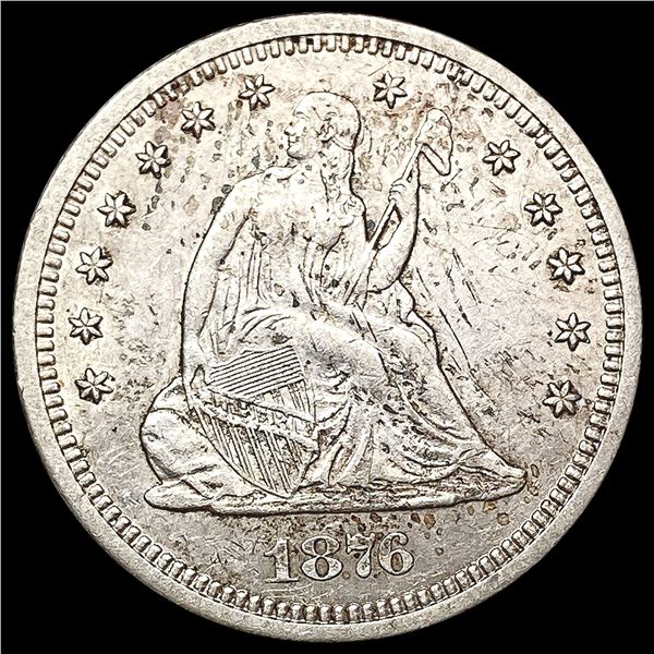 1876-S Seated Liberty Quarter CLOSELY UNCIRCULATED