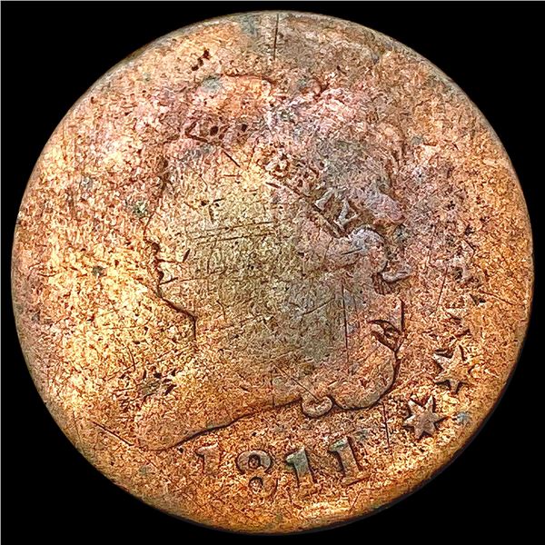 1811 Classic Head Half Cent NICELY CIRCULATED