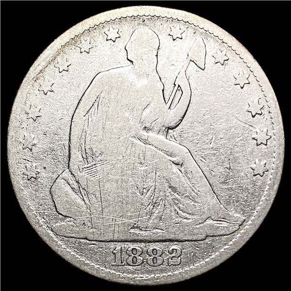 1882 Seated Liberty Half Dollar NICELY CIRCULATED