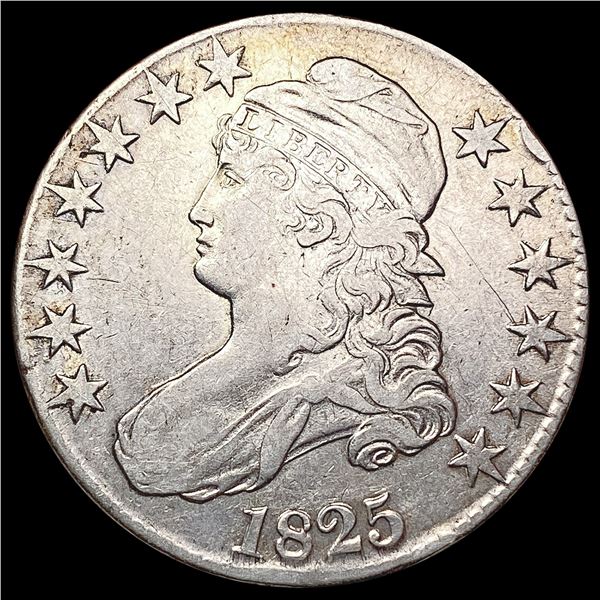1825 Capped Bust Half Dollar CLOSELY UNCIRCULATED