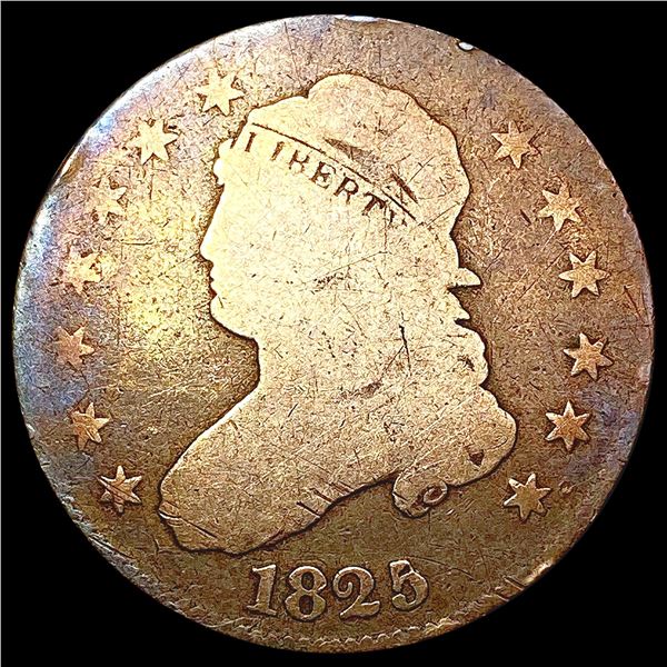 1825/23 Capped Bust Quarter NICELY CIRCULATED