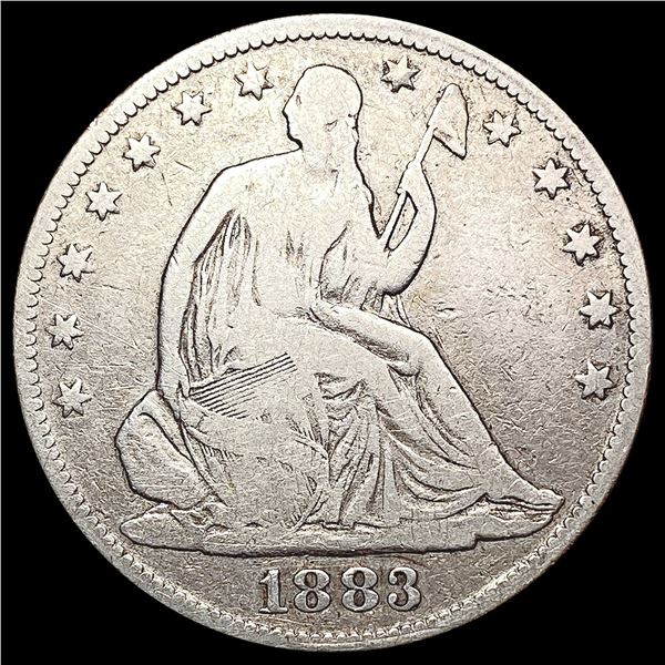 1883 Seated Liberty Half Dollar NICELY CIRCULATED